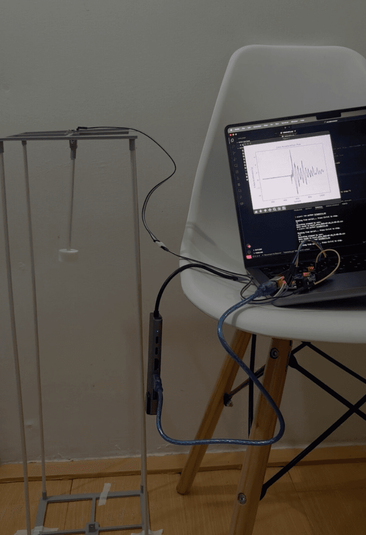 Real-time Python telemetry dashboard for vibration monitoring