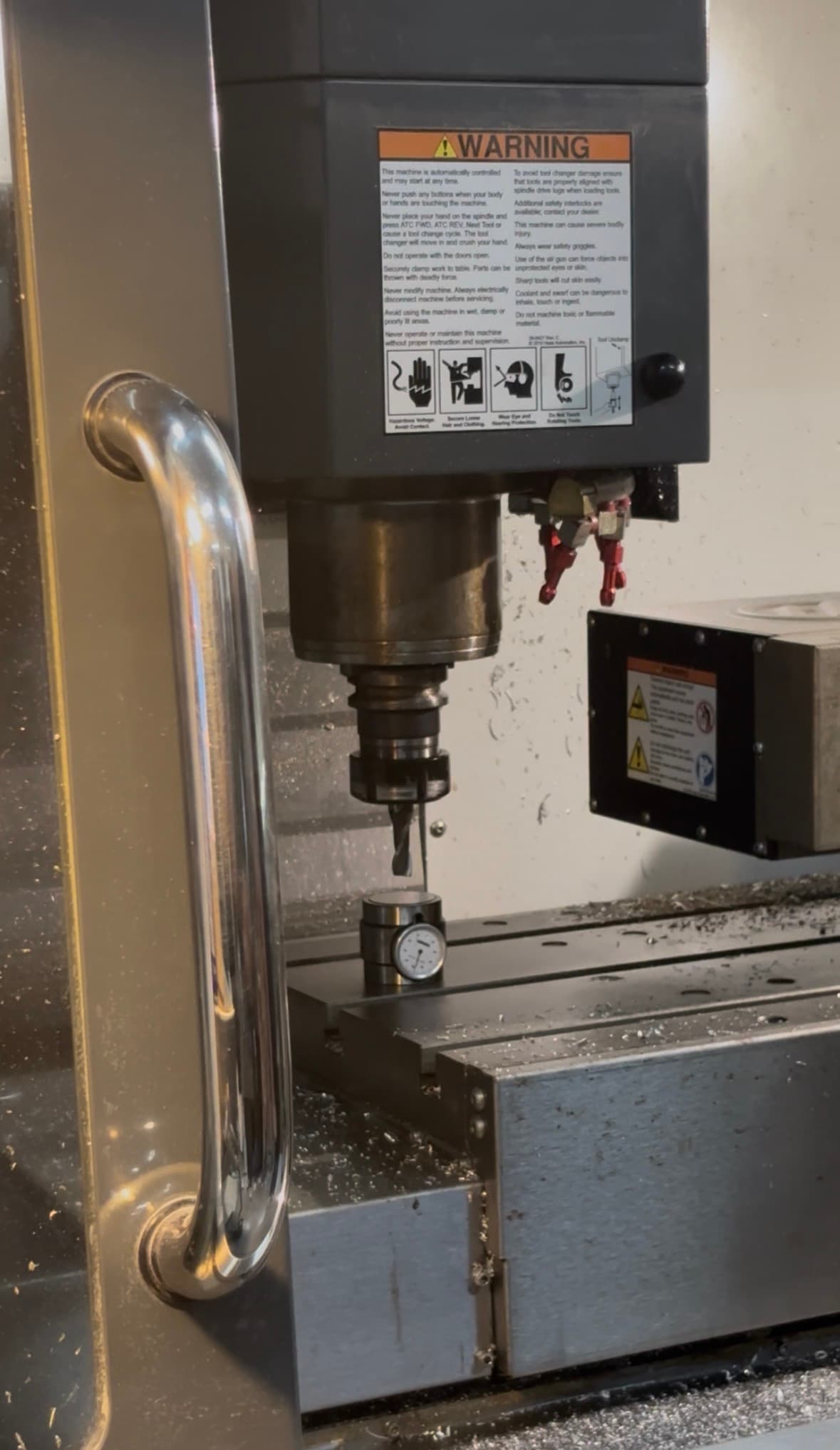 CNC mill calibration & Z-axis zeroing — Raphael Murillo's workshop, 2024-12-05