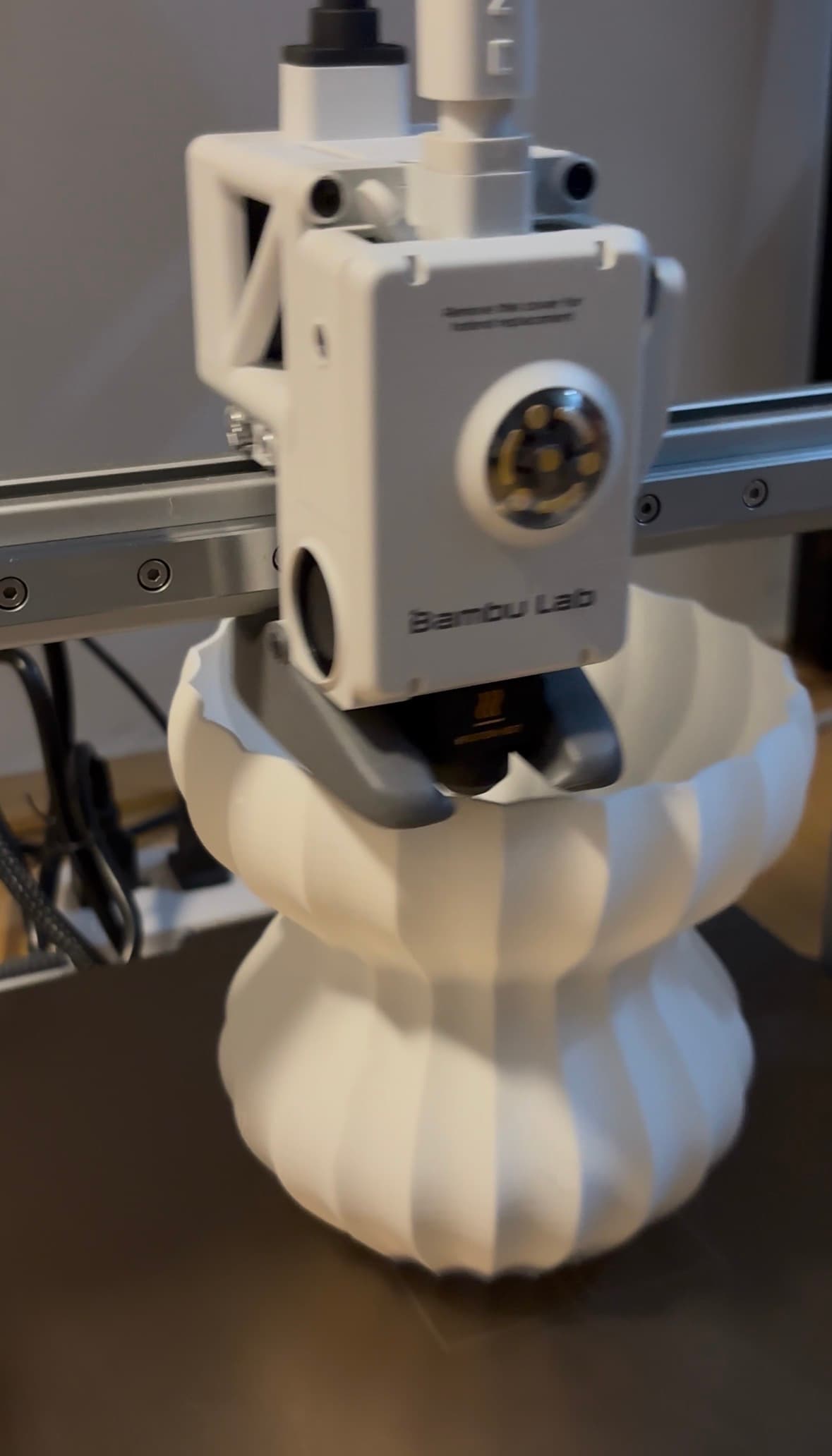 Stress testing 45° unsupported overhangs — Raphael Murillo's workshop, 2024-12-20