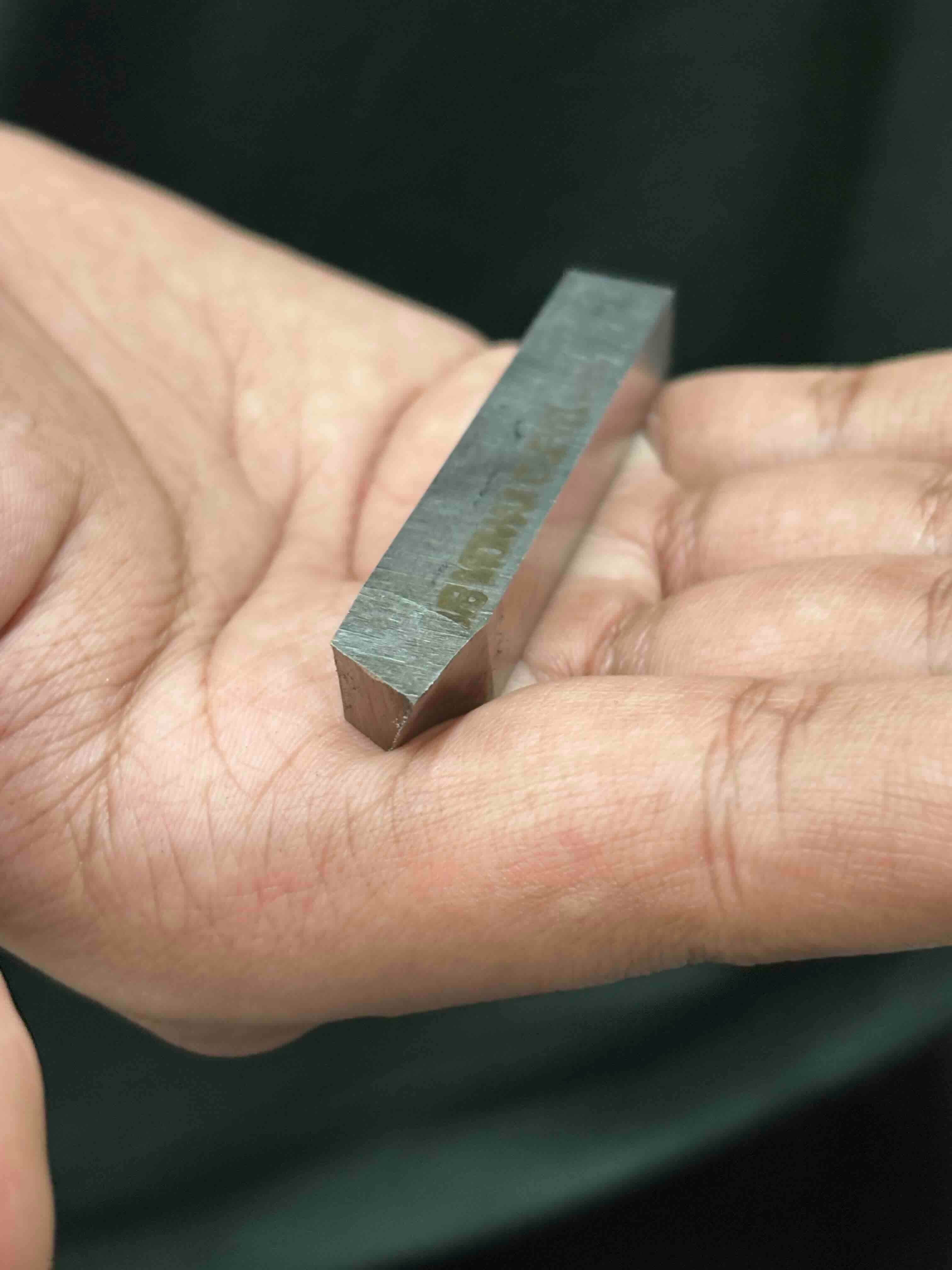 Sharpened lathe cutting tool geometry — Raphael Murillo's workshop, 2026-01-27